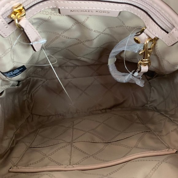 New Michael Kors Rhea Medium Leather Backpack - Picture 10 of 10